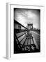 Brooklyn Bridge Promenade-Jessica Jenney-Framed Giclee Print