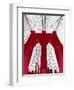 Brooklyn Bridge Red-null-Framed Giclee Print