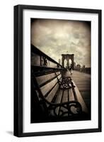 Brooklyn Bridge Respite-Jessica Jenney-Framed Giclee Print