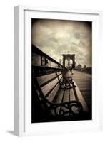 Brooklyn Bridge Respite-Jessica Jenney-Framed Giclee Print