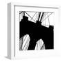 Brooklyn Bridge Silhouette (detail)-Erin Clark-Framed Art Print