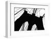 Brooklyn Bridge Silhouette-Erin Clark-Framed Giclee Print