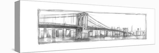 Brooklyn Bridge Sketch-Ethan Harper-Stretched Canvas