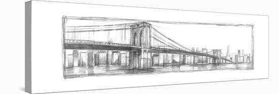 Brooklyn Bridge Sketch-Ethan Harper-Stretched Canvas