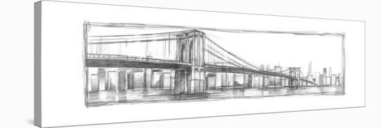 Brooklyn Bridge Sketch-Ethan Harper-Stretched Canvas