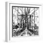 Brooklyn Bridge Sketch-Shelley Lake-Framed Art Print