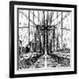 Brooklyn Bridge Sketch-Shelley Lake-Framed Art Print