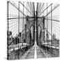 Brooklyn Bridge Sketch-Shelley Lake-Stretched Canvas