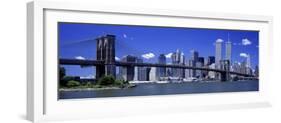 Brooklyn Bridge Skyline New York City Ny, USA-null-Framed Photographic Print