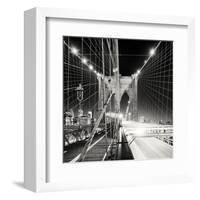 Brooklyn Bridge, Study 1, New York City, 2013-Marcin Stawiarz-Framed Art Print