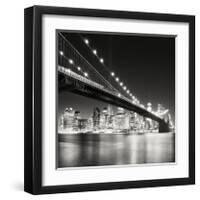 Brooklyn Bridge, Study 3, New York City, 2013-Marcin Stawiarz-Framed Giclee Print
