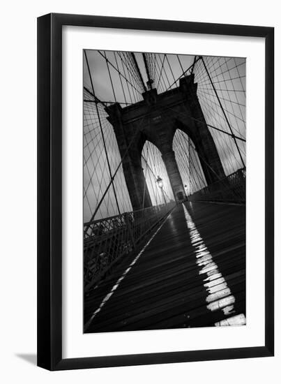 Brooklyn Bridge Study I-Moises Levy-Framed Premium Photographic Print