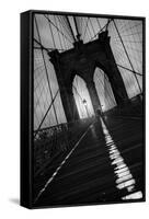 Brooklyn Bridge Study I-Moises Levy-Framed Stretched Canvas