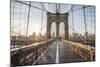 Brooklyn Bridge Sunrise-Alan Copson-Mounted Giclee Print