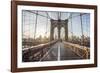 Brooklyn Bridge Sunrise-Alan Copson-Framed Giclee Print