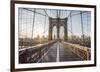 Brooklyn Bridge Sunrise-Alan Copson-Framed Giclee Print