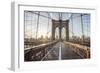 Brooklyn Bridge Sunrise-Alan Copson-Framed Giclee Print