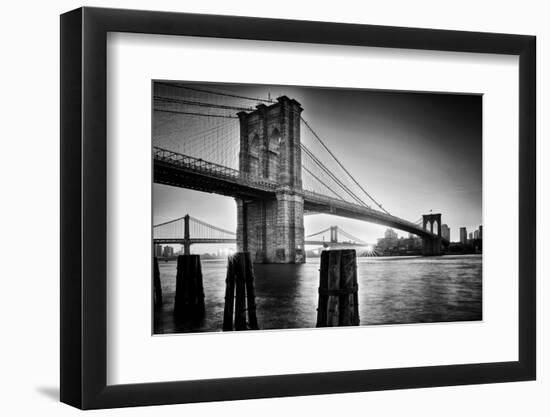 Brooklyn Bridge Sunrise-Martin Froyda-Framed Premium Photographic Print