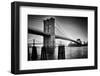 Brooklyn Bridge Sunrise-Martin Froyda-Framed Premium Photographic Print