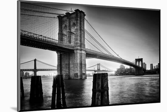 Brooklyn Bridge Sunrise-Martin Froyda-Mounted Photographic Print
