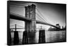 Brooklyn Bridge Sunrise-Martin Froyda-Framed Stretched Canvas