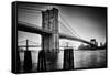 Brooklyn Bridge Sunrise-Martin Froyda-Framed Stretched Canvas