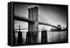 Brooklyn Bridge Sunrise-Martin Froyda-Framed Stretched Canvas