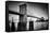 Brooklyn Bridge Sunrise-Martin Froyda-Framed Stretched Canvas