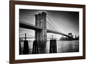 Brooklyn Bridge Sunrise-Martin Froyda-Framed Photographic Print