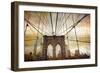 Brooklyn Bridge Sunset-Jessica Jenney-Framed Giclee Print