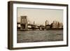 Brooklyn Bridge - The Watchtower - Manhattan - New York City - United States-Philippe Hugonnard-Framed Photographic Print