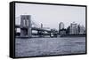 Brooklyn Bridge - The Watchtower - Manhattan - New York City - United States-Philippe Hugonnard-Framed Stretched Canvas