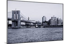 Brooklyn Bridge - The Watchtower - Manhattan - New York City - United States-Philippe Hugonnard-Mounted Photographic Print