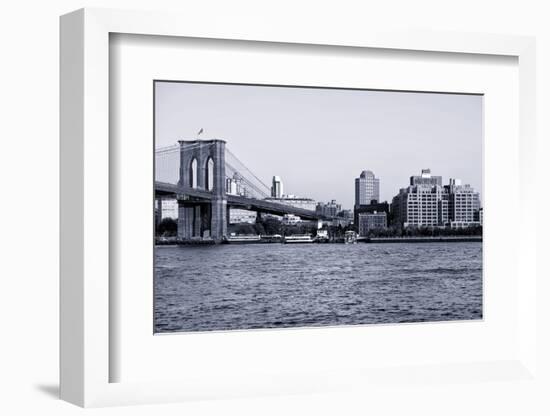 Brooklyn Bridge - The Watchtower - Manhattan - New York City - United States-Philippe Hugonnard-Framed Photographic Print