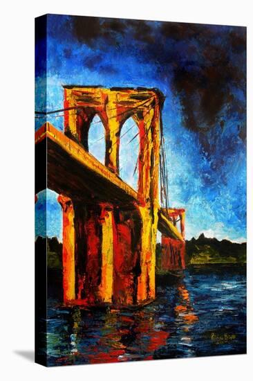 Brooklyn Bridge to Utopia, 2009-Patricia Brintle-Stretched Canvas