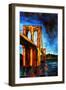 Brooklyn Bridge to Utopia, 2009-Patricia Brintle-Framed Giclee Print