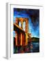 Brooklyn Bridge to Utopia, 2009-Patricia Brintle-Framed Giclee Print