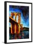 Brooklyn Bridge to Utopia, 2009-Patricia Brintle-Framed Giclee Print