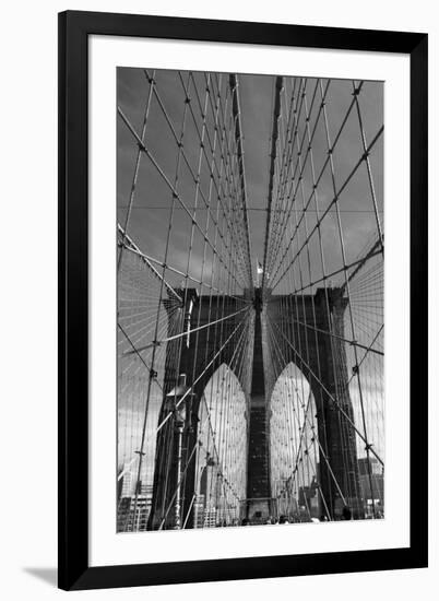 Brooklyn Bridge Tones-Jessica Jenney-Framed Photographic Print