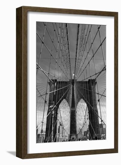 Brooklyn Bridge Tones-Jessica Jenney-Framed Photographic Print