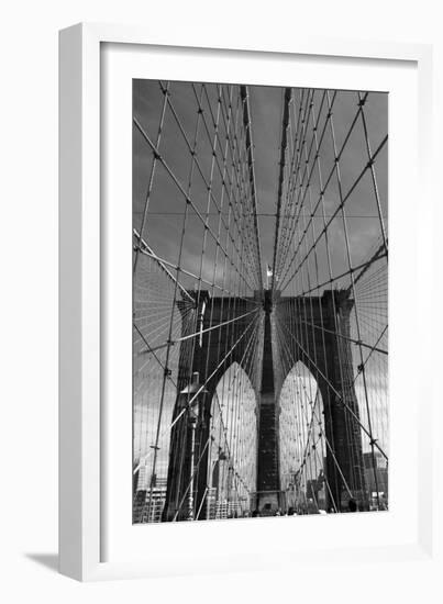 Brooklyn Bridge Tones-Jessica Jenney-Framed Photographic Print