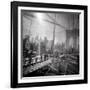 Brooklyn Bridge Triple-Evan Morris Cohen-Framed Photographic Print