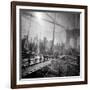 Brooklyn Bridge Triple-Evan Morris Cohen-Framed Photographic Print