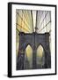 Brooklyn Bridge Twilight-Jessica Jenney-Framed Giclee Print