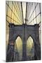Brooklyn Bridge Twilight-Jessica Jenney-Mounted Giclee Print