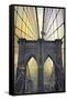 Brooklyn Bridge Twilight-Jessica Jenney-Framed Stretched Canvas