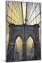 Brooklyn Bridge Twilight-Jessica Jenney-Mounted Giclee Print