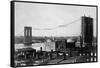 Brooklyn Bridge under Construction-null-Framed Stretched Canvas