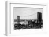 Brooklyn Bridge under Construction-null-Framed Photographic Print