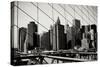 Brooklyn Bridge V-Erin Berzel-Stretched Canvas